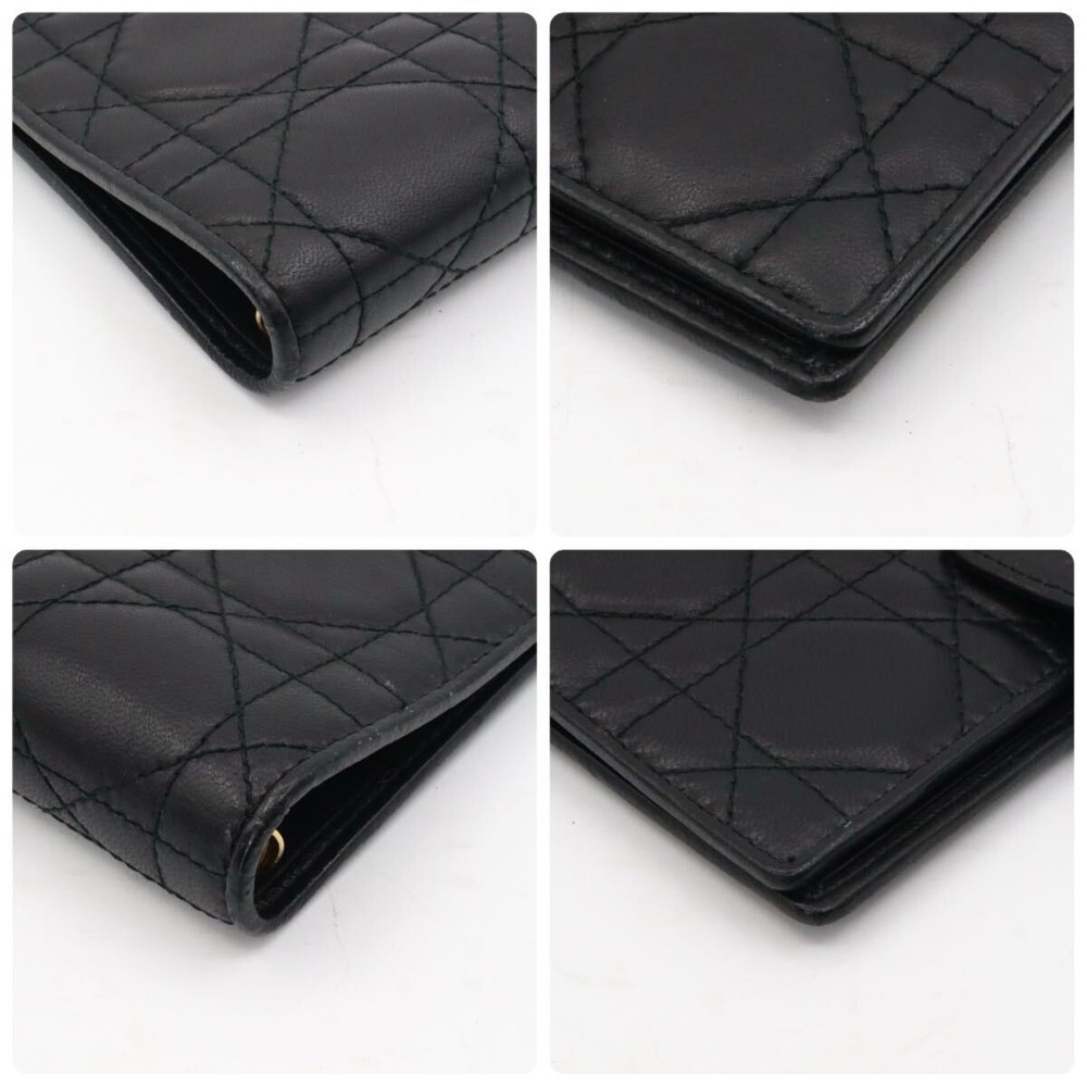 Christian Dior Cannage Planner Cover Black,
