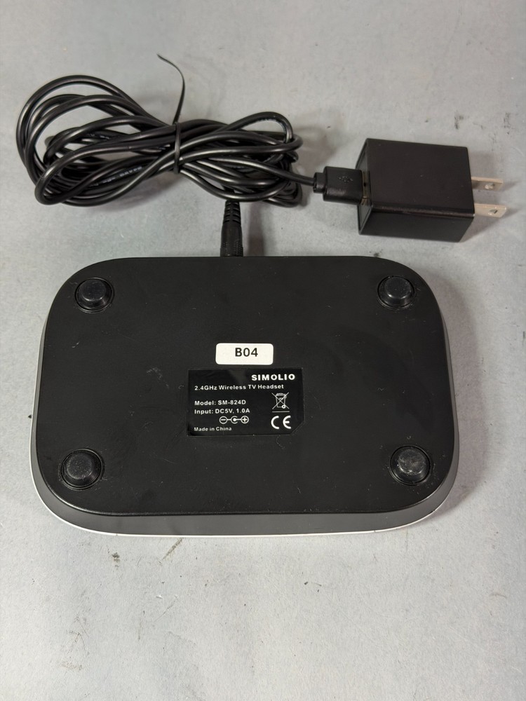 Simolio Digital Wireless TV Headset SM-824D2 For Hearing 1 Set Only Tested Works