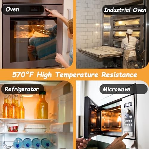 4-Pack Oven Light Bulbs 40 Watts Appliance Bulb, E26 A15 120V High A15-4PCS