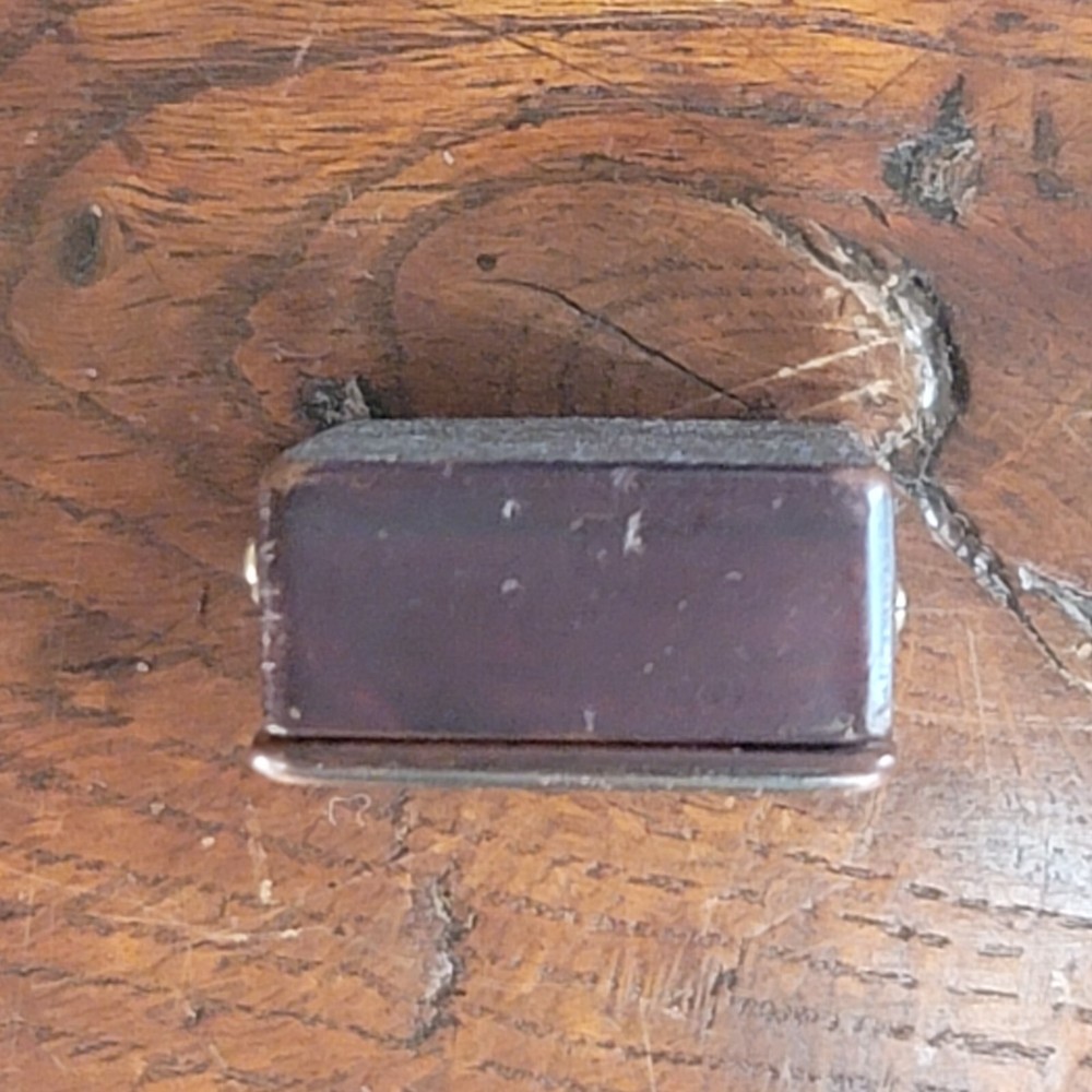 German Bakelite WW1 Gilt Snuff Box