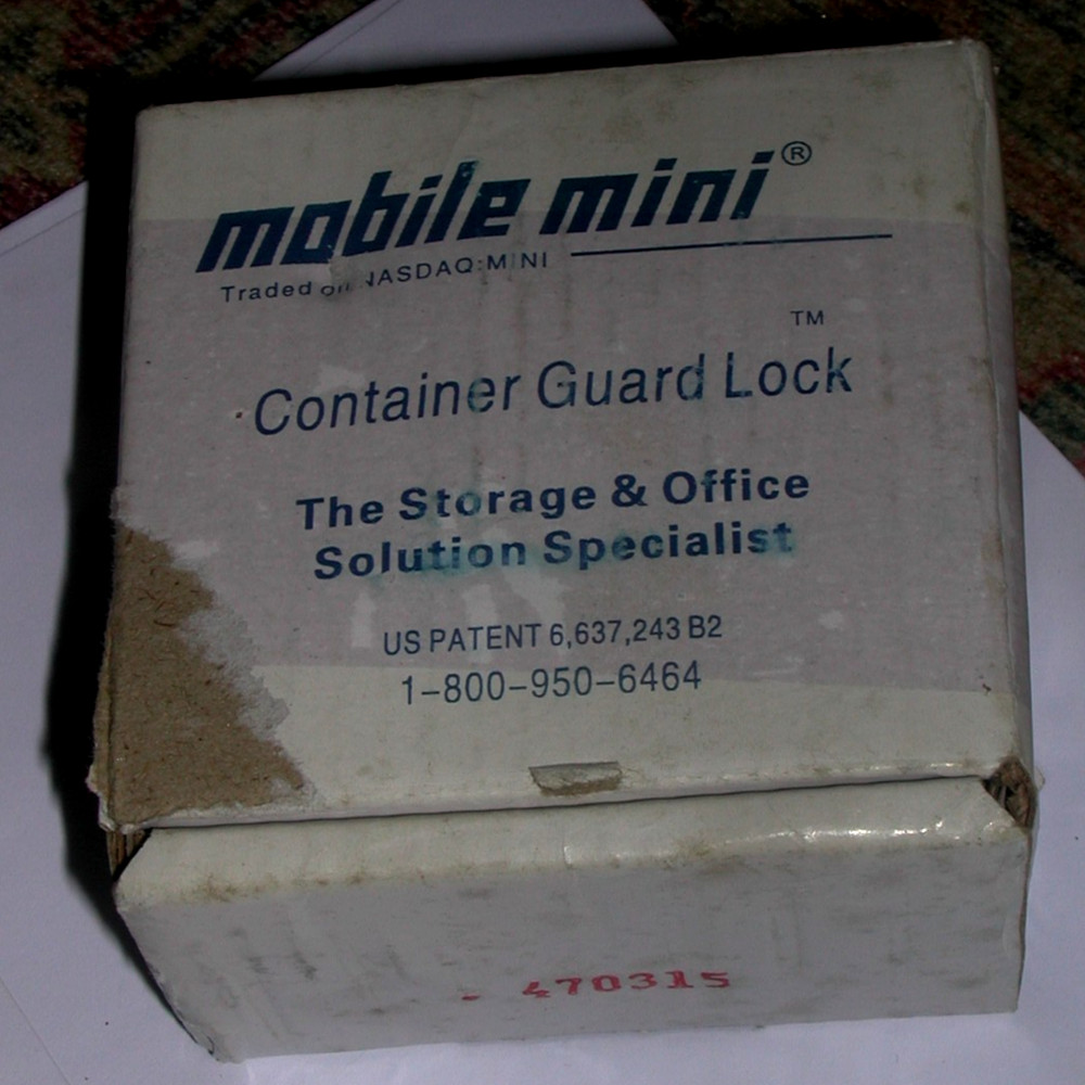Mobile Mini Storage Guard Lock and Key