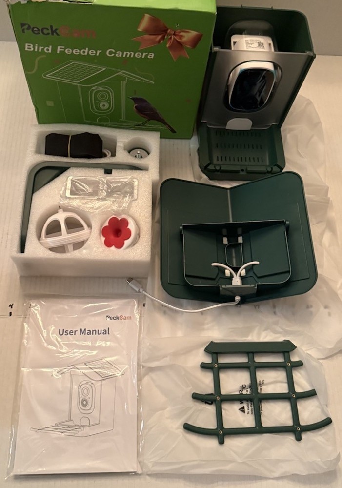 Smart Camera Bird Feeder Solar Powered