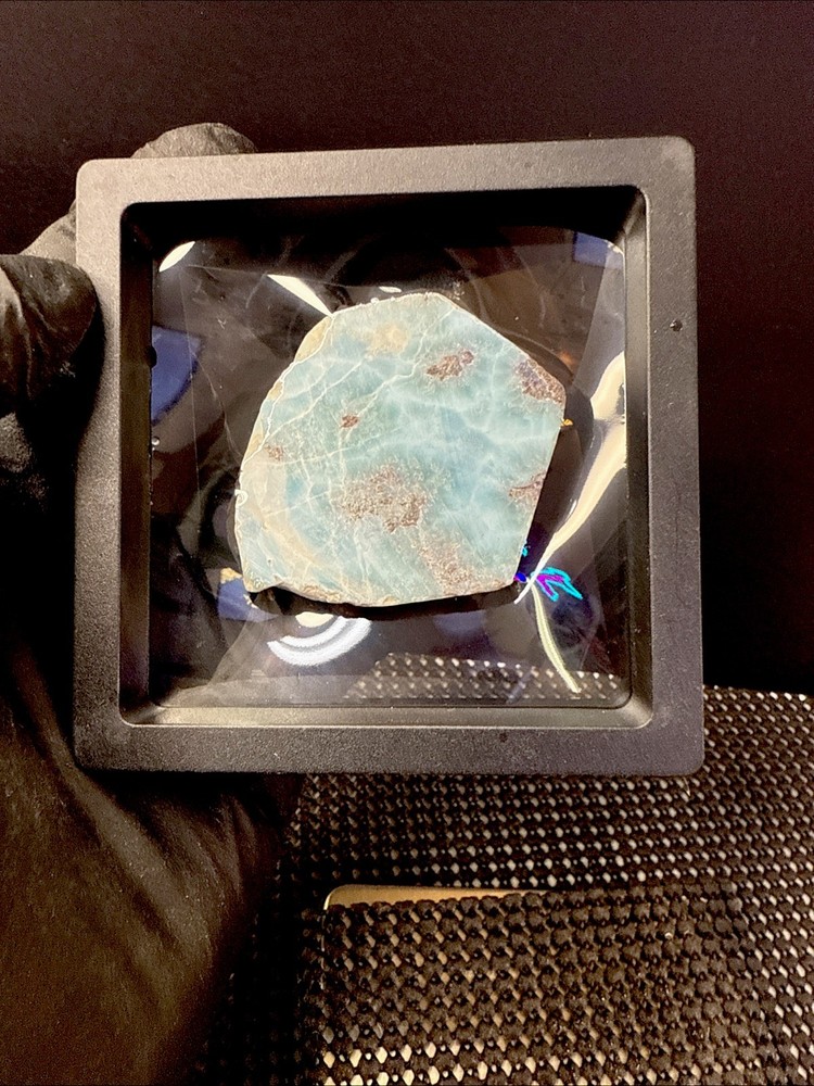 Larimar- High Quality Larimar slab AAA grade. 50 Grams