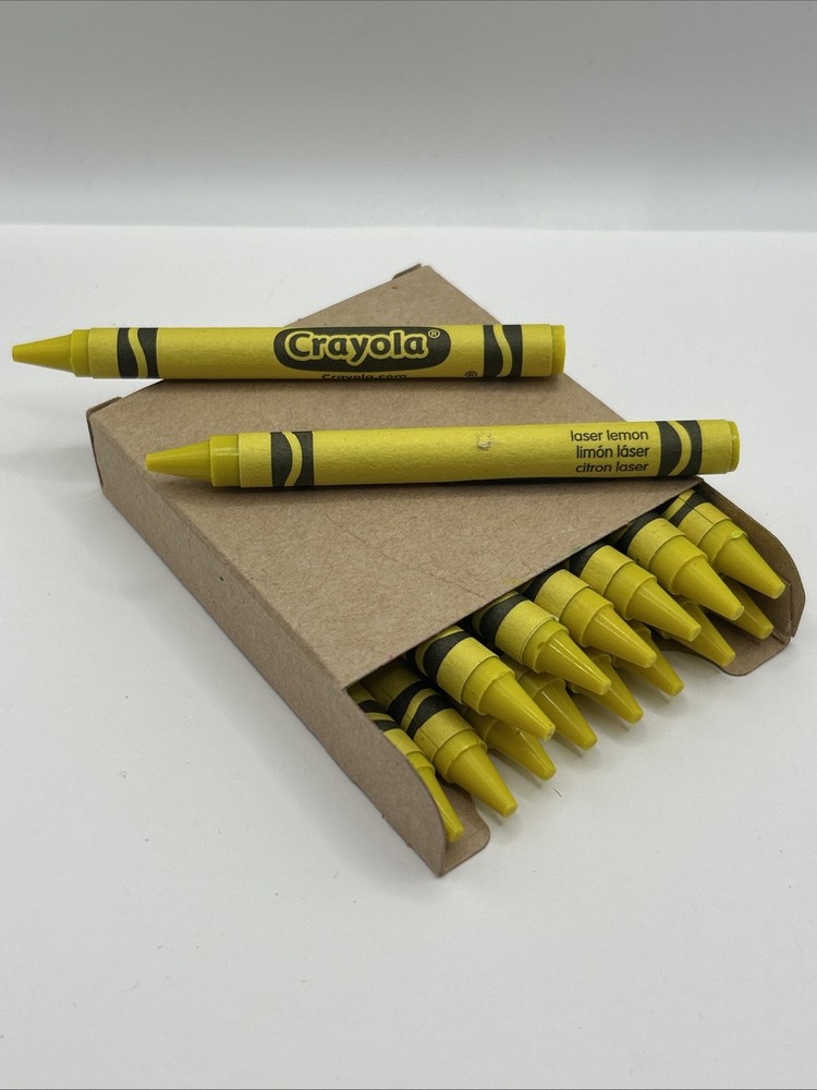 (16) Crayola Crayons (laser lemon) BULK