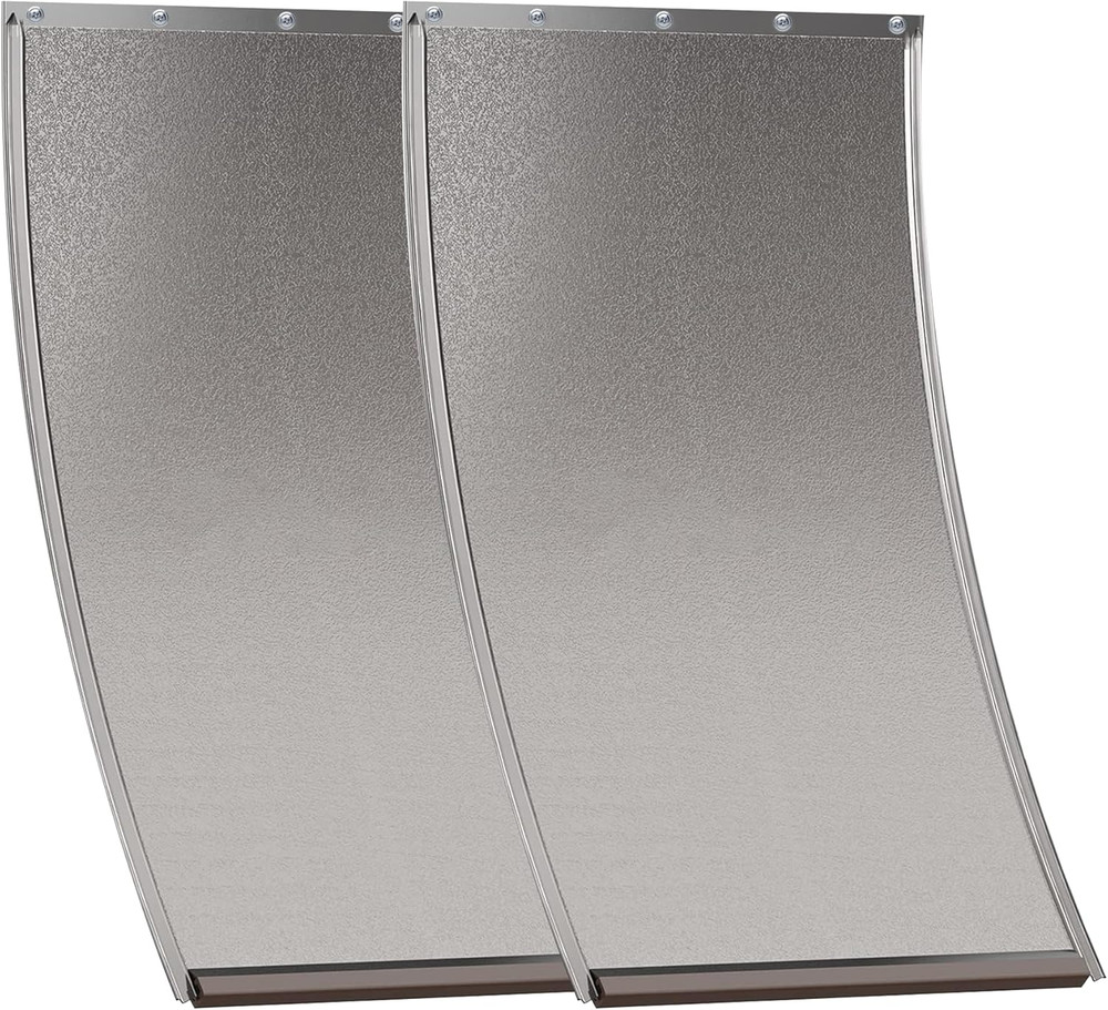 2 Pack Large Dog Door Replacement Flaps with Screws, Compatible with PetSafe Fre