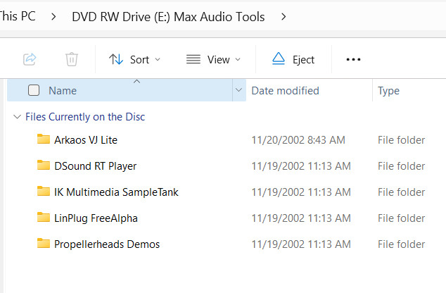 Audio Tools Sample CD - Bundled by M-Audio - Maximum Audio Tools Software