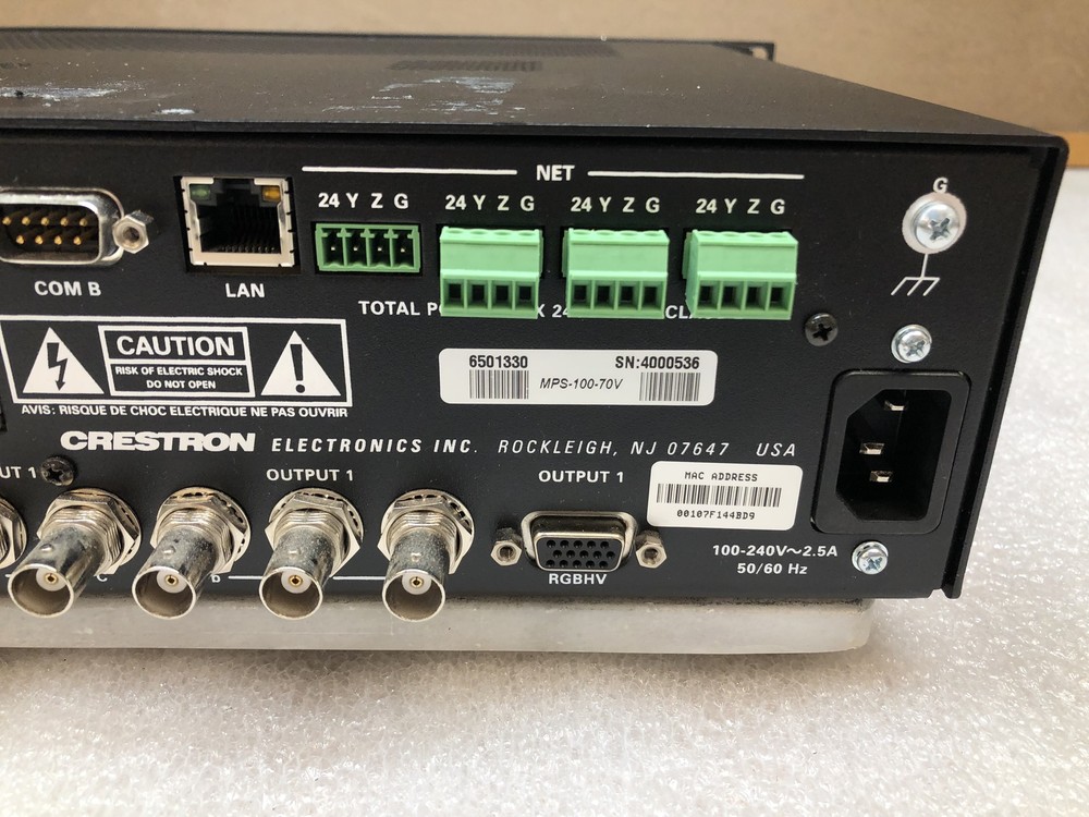 Crestron MPS-100 Professional Media Multi-Input Presentation System