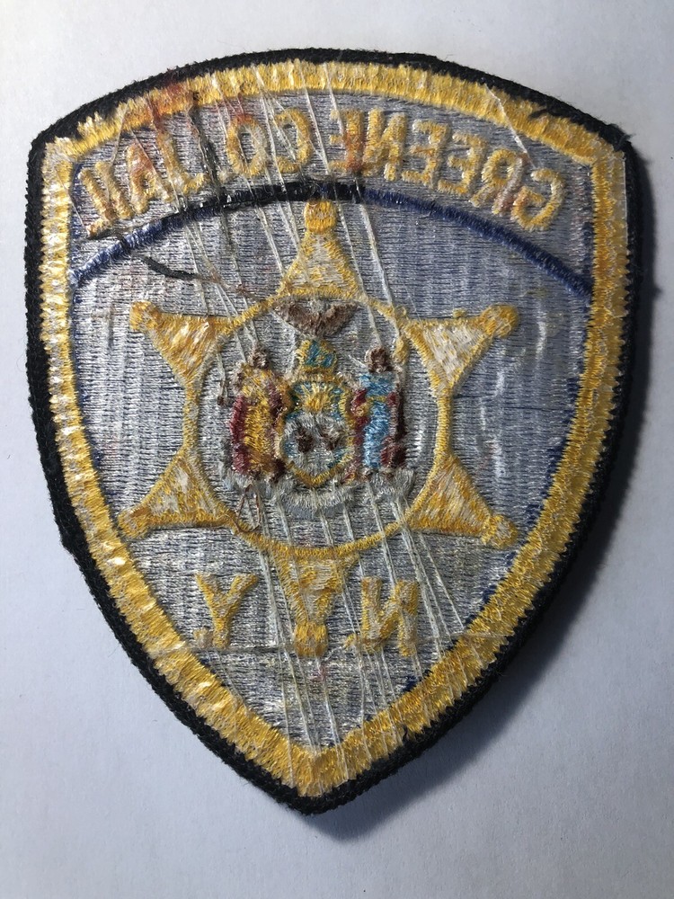 Greene County Jail Sheriff Corrections Patch ~ New York