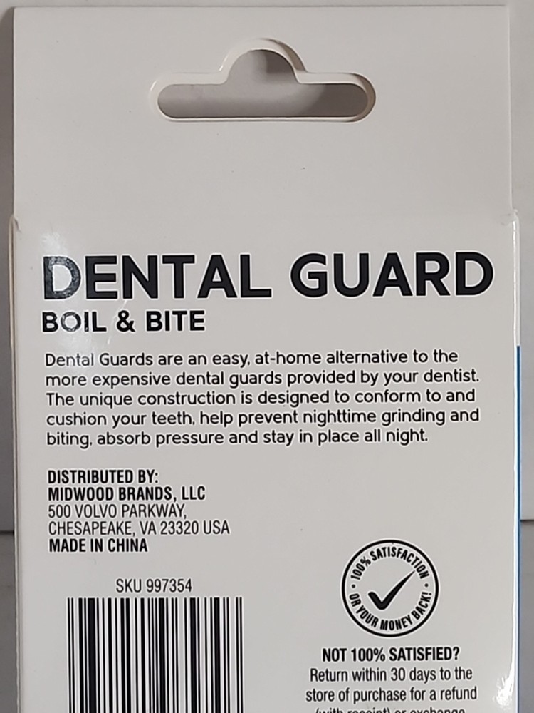 Dental Guard Maximum Protection Night Teeth Grinding Boil & Bite (PT9)