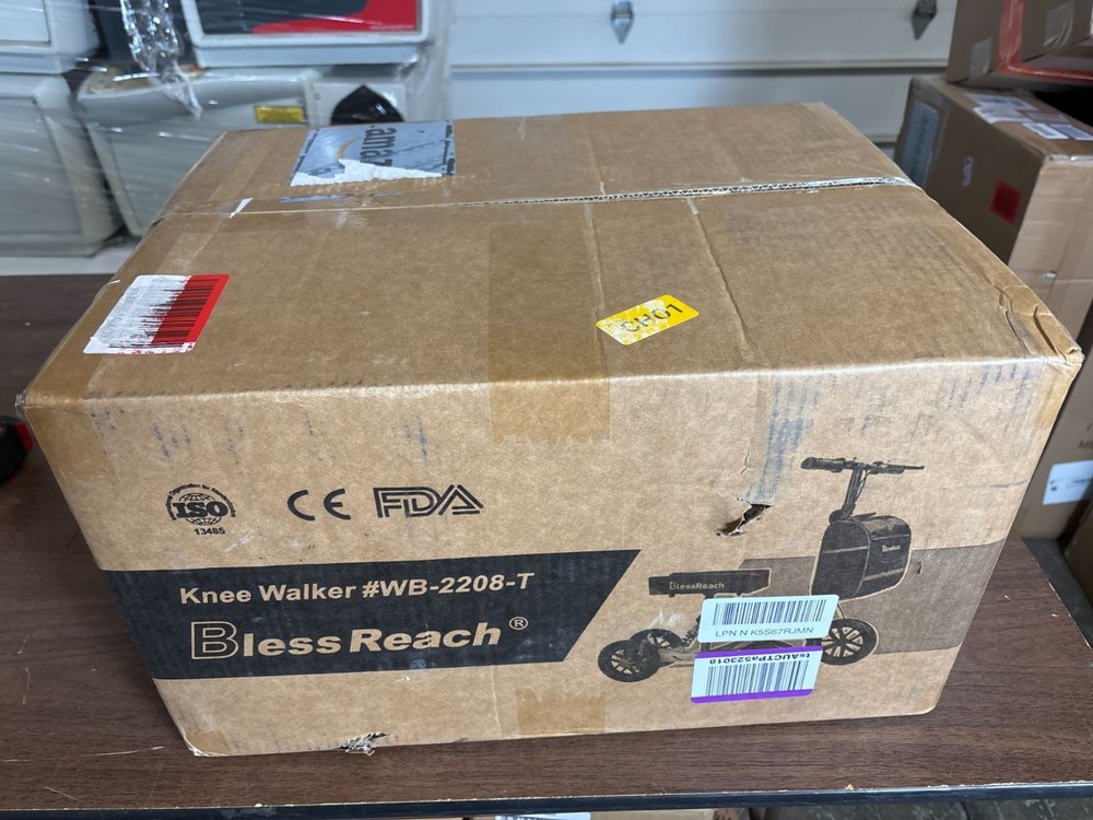 BlessReach All Terrain Steerable Knee Scooter