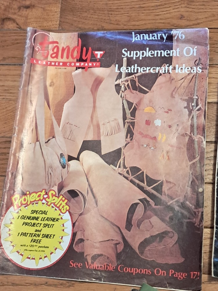 Vintage Tandy Leather Catalogs 1970s 7 Total