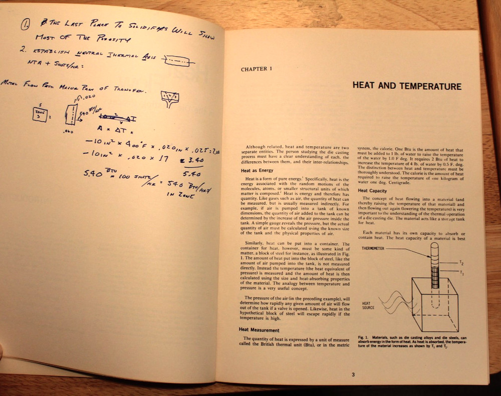 NADCA/ SOCE Heat Flow in the Die Casting Process E.A. Herman 1972