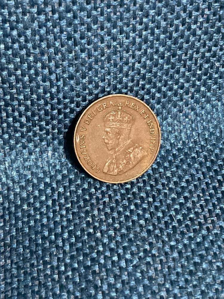 1920 CANADA ONE 1 CENT COIN VF
