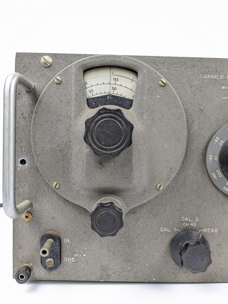 Sierra Carrier Frequency Voltmeter Model 104