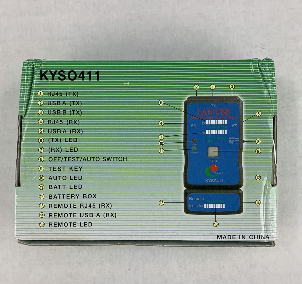 SHWD KYSO411 Cable Tester