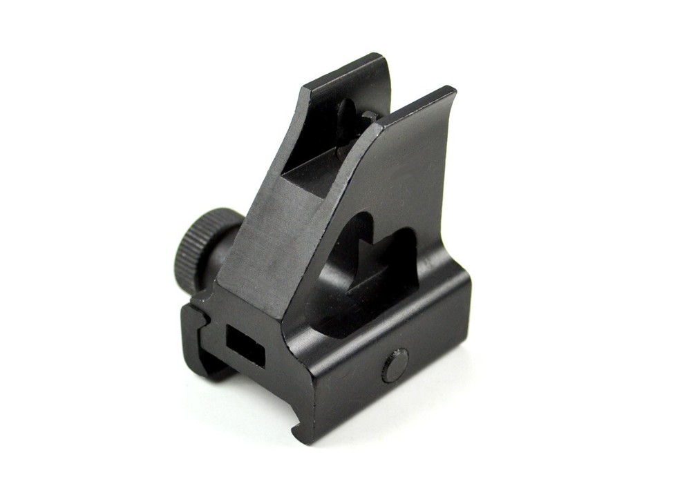 Fixed Front Backup Sight Post, Aluminum, Black
