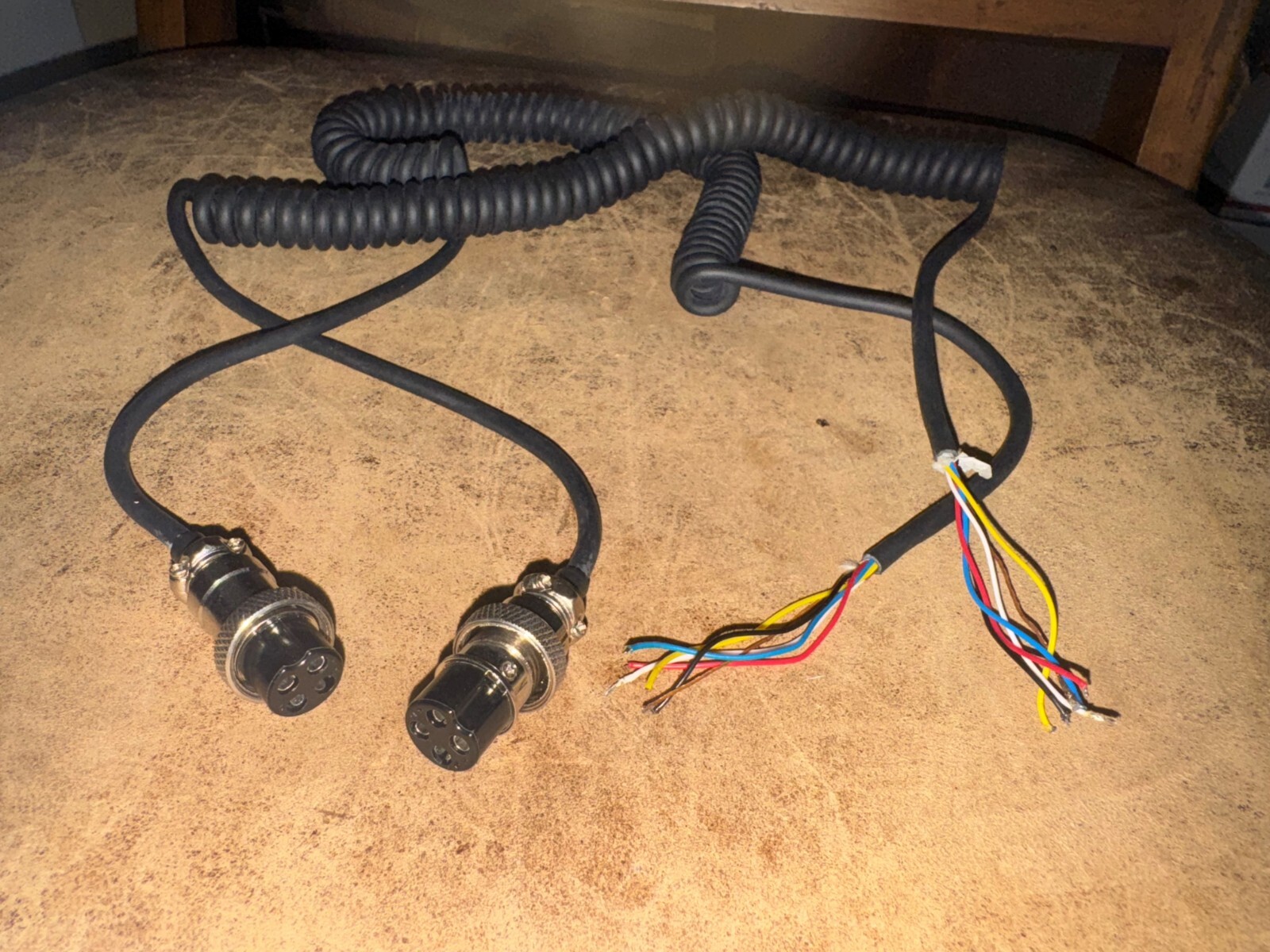 CB Radio Workman Replacement Cords Connector Microphone lot 4 Pin Turner Cobra