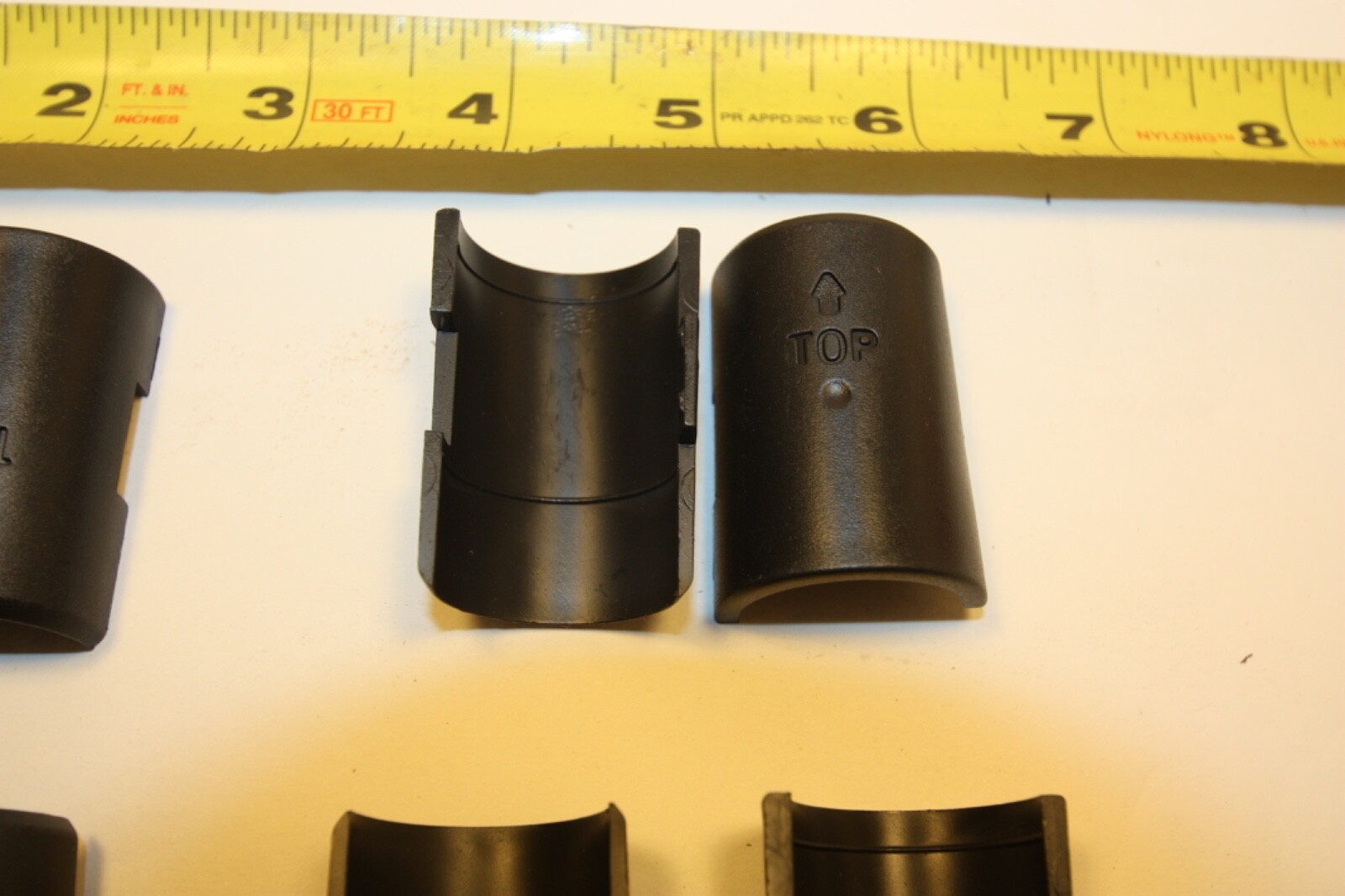 1" Diameter Post Wire Shelf Clips Shelving Split Sleeves Lock Metal Rack uline