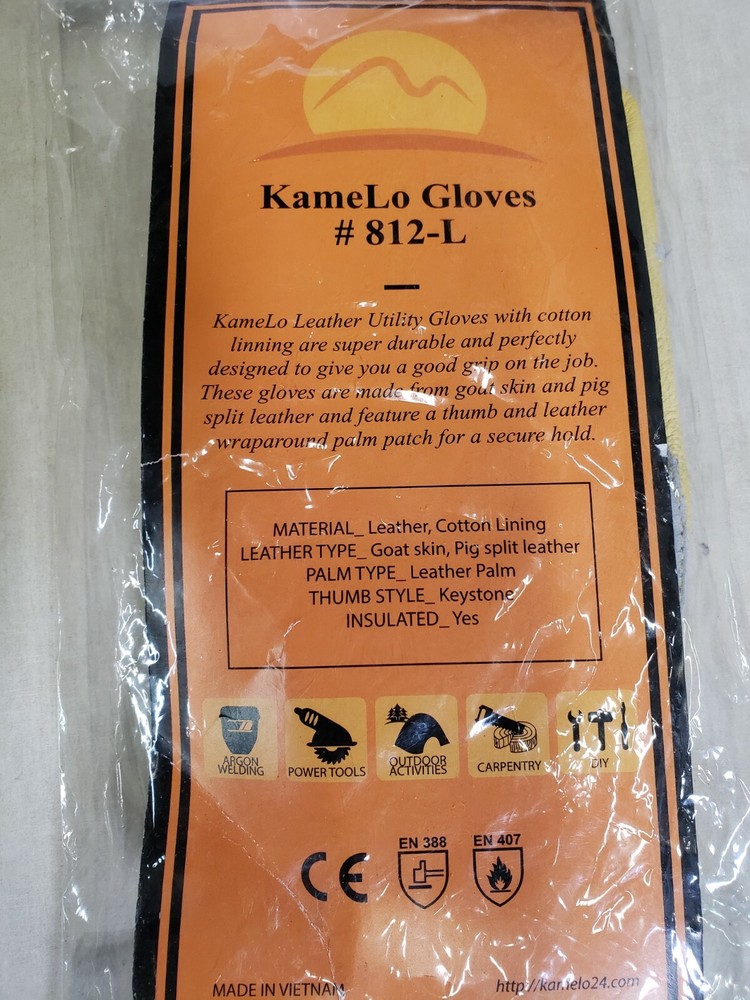 KameLo Premium Utility Gloves 812-YL