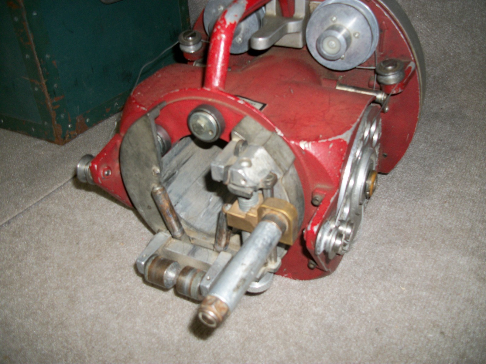 NICE CABLE SPINNING EQUIPMENT MODEL 1050 LINEMAN LASHER MACHINE WITH CASE