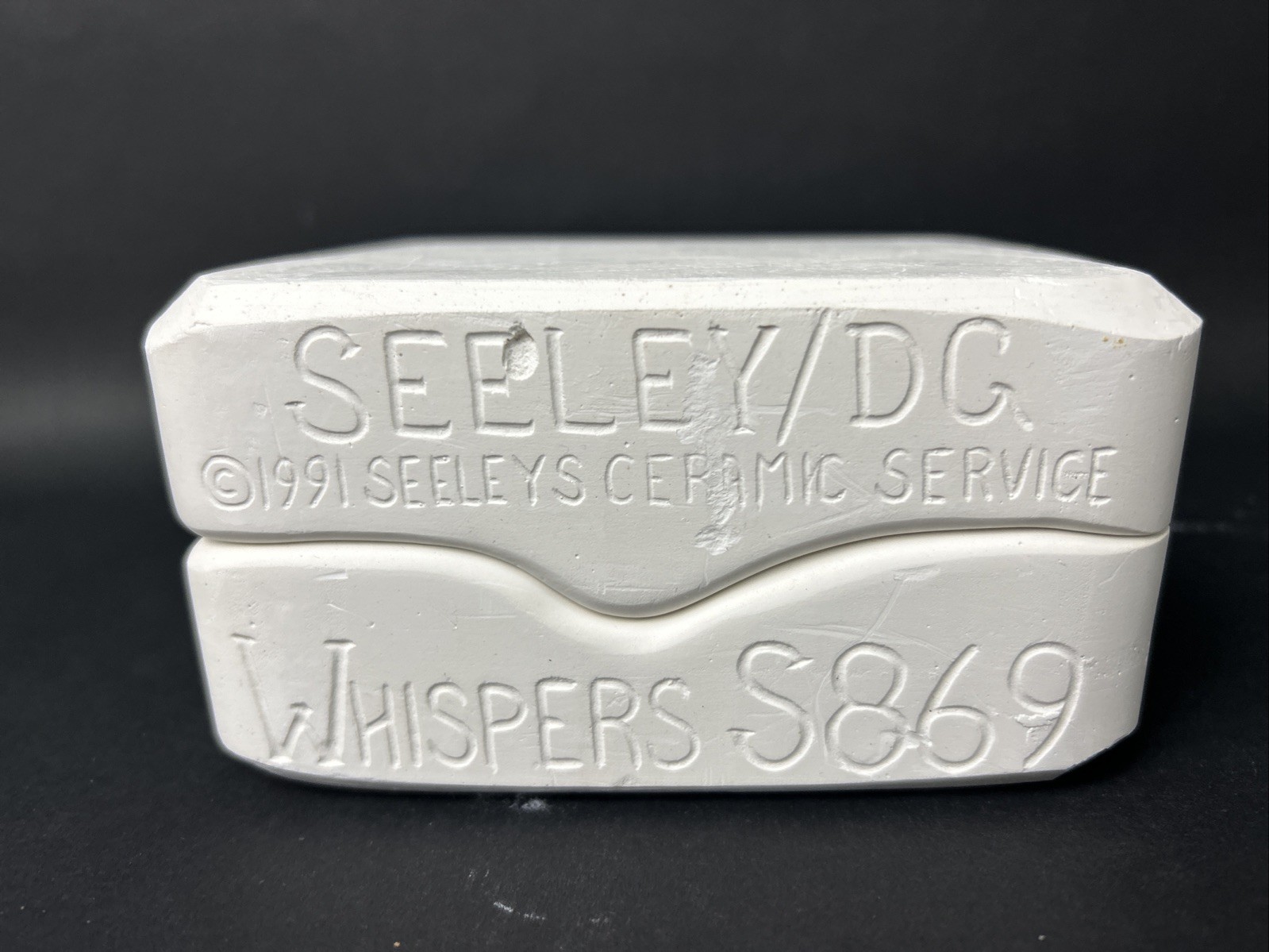 Vtg 1991 Seeley/DG Ceramic Slip Mold S 869 Whispers