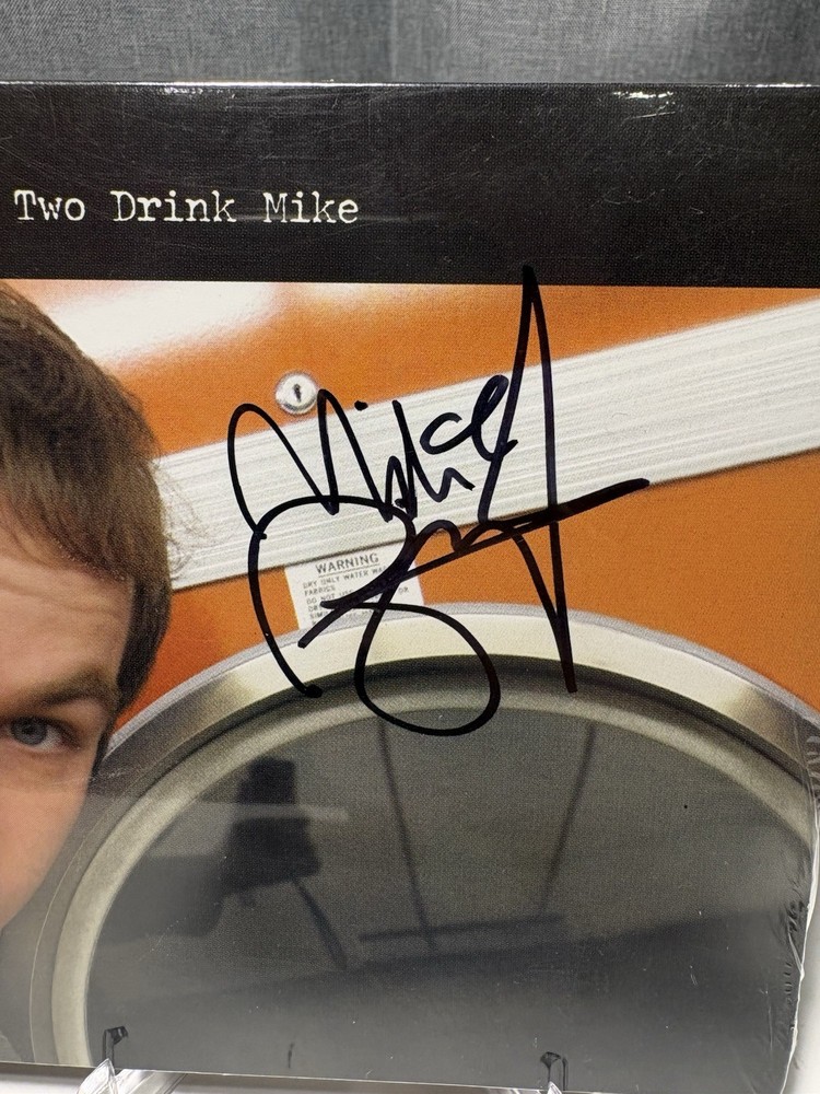 Mike Birbiglia Two Drink Mike CD/DVD Autographed SIGNED 2006 Comedy Central