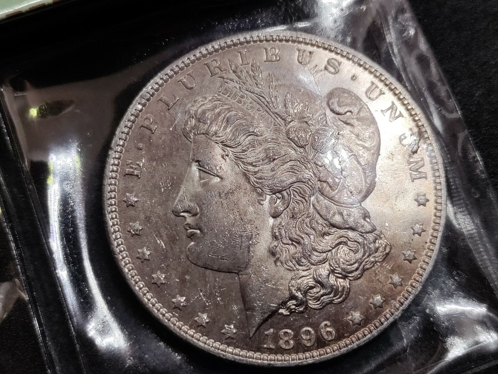 1896 Morgan Silver Dollar - IGA - MS+ Gem UNC