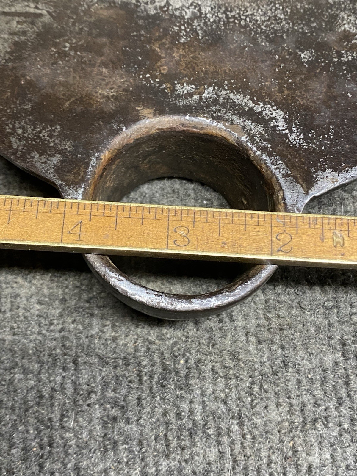 Vintage True Temper Round Eye Gardening Hoe 7-1/2” Wide No. AE2 USA