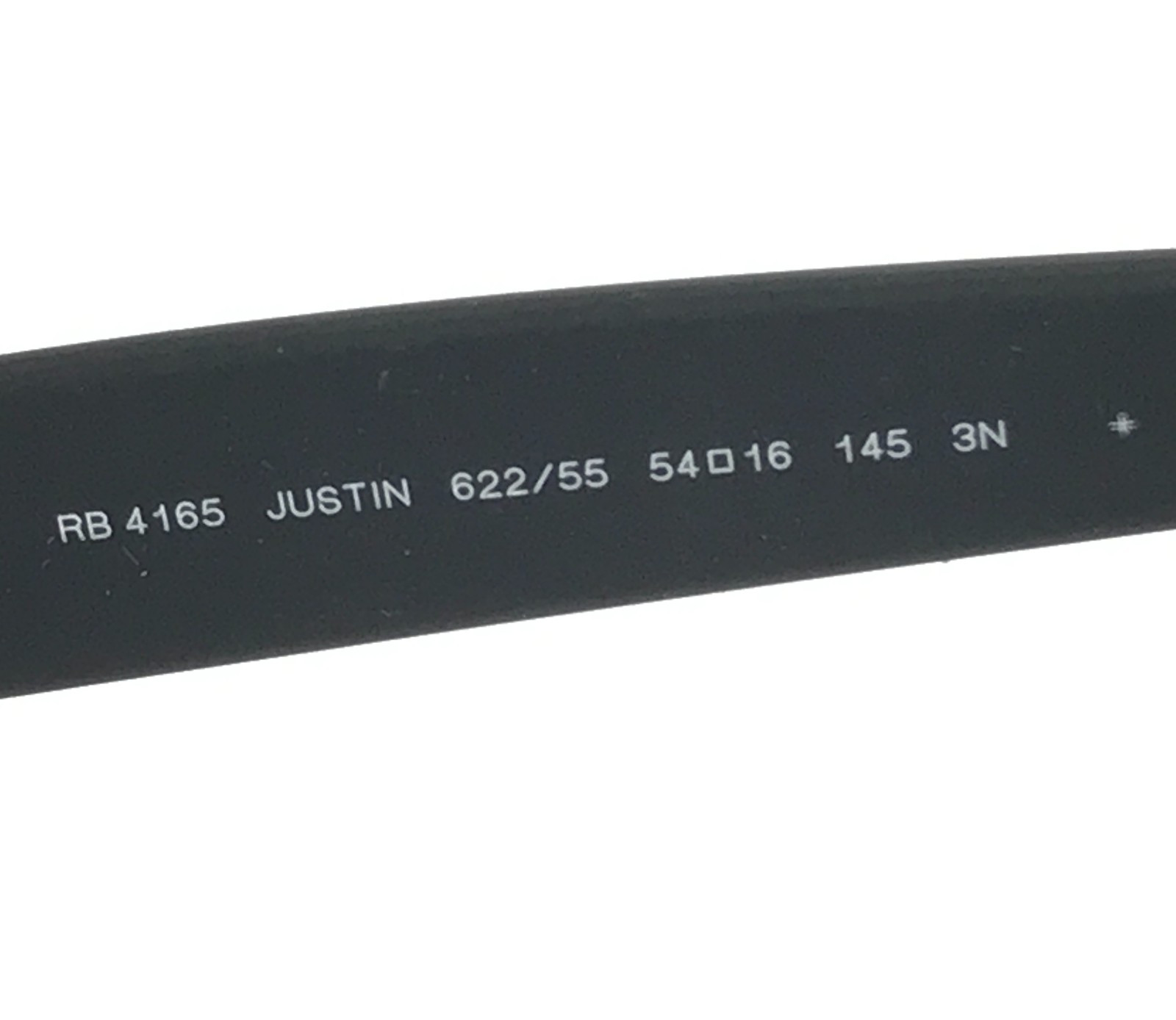 Ray-Ban Eyeglasses Frames RB4165 JUSTIN 622/55 Rubberized Matte Black 54-16-145