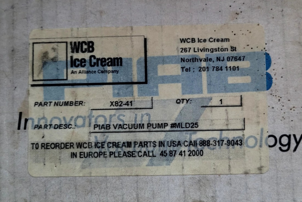 Piab Vacuum Pump #MLD25