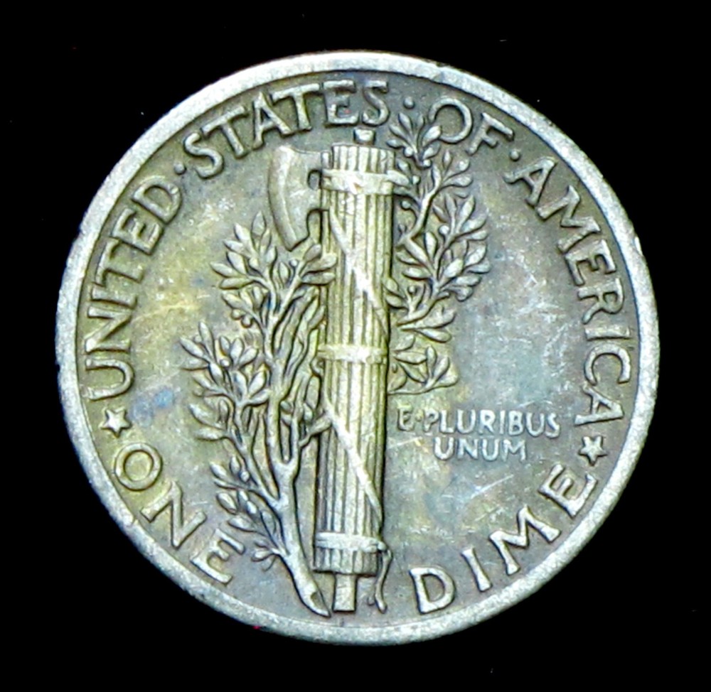 1935 Mercury Silver Dime (T157)