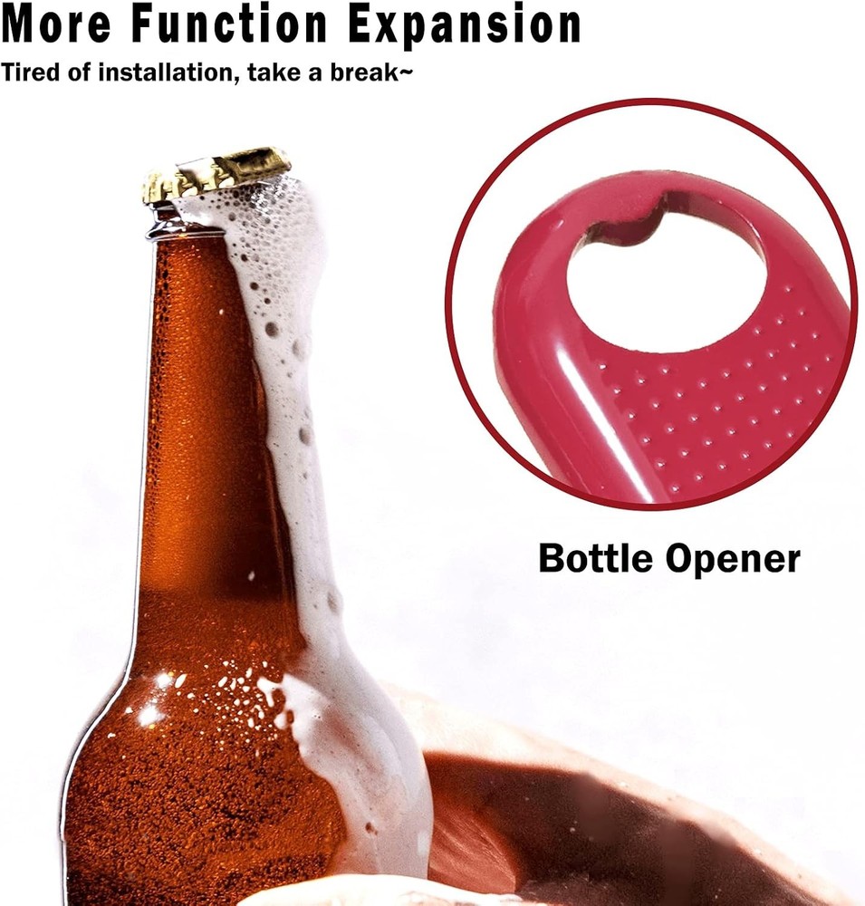 Lightweight Multifunctional Drywall Panel Lifter: Door Tool & Bottle Opener