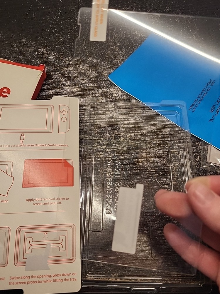 Onn Glass Screen Protector Compatible with Nintendo Switch