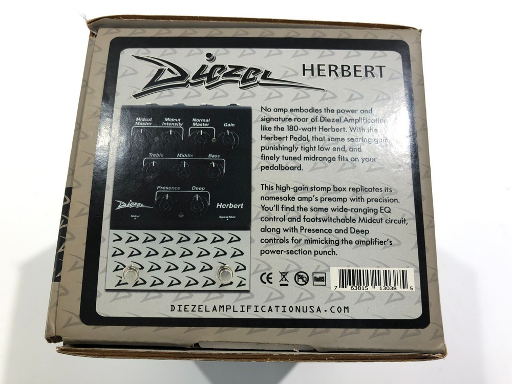 Diezel Herbert Effects Pedal Used