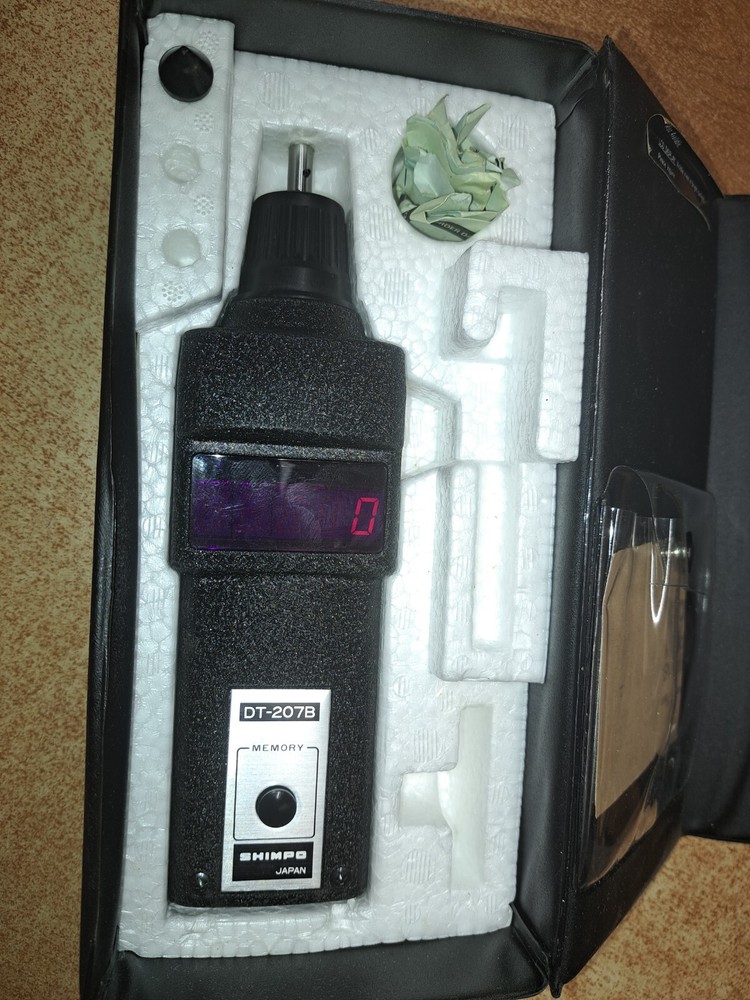 Shimpo DT-207B Handheld Tachometer Digital