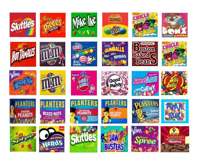 Candy Vending Machine Label Sticker Decal NON Nutrish 2.5"