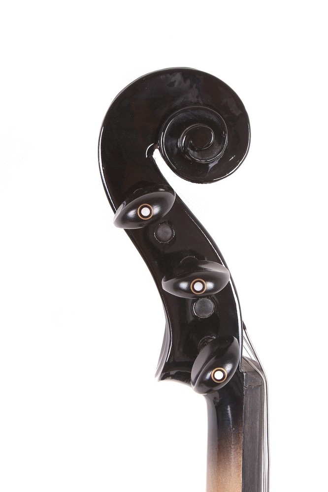5 String Electric Violin 4/4 Silent Solid wood Nice Tone Free Case Black#EV5