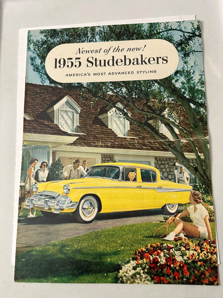1955  STUDEBAKERS Official Sales Brochure - 1955!