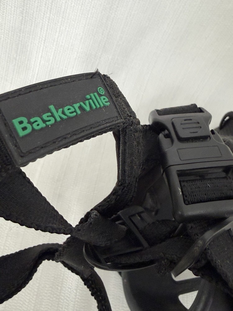Baskerville Ultra Dog Muzzle Size 5 Black Adjustable Basket Training Safety(B145