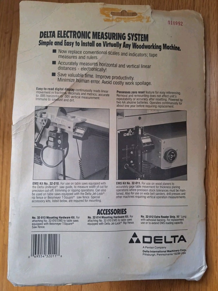 Vtge Delta Electronics Electronic Measuring system 101090 Display Untested Rare