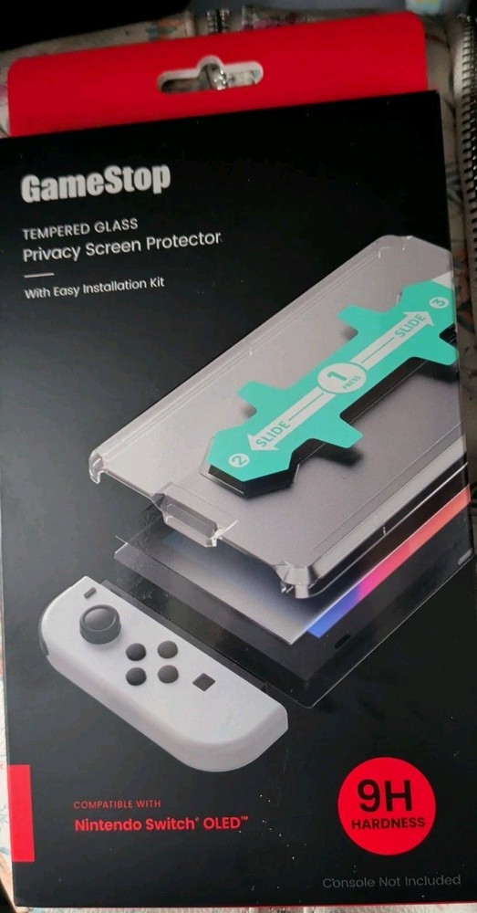 GameStop Tempered Glass Screen Protector for Nintendo Switch OLED – New