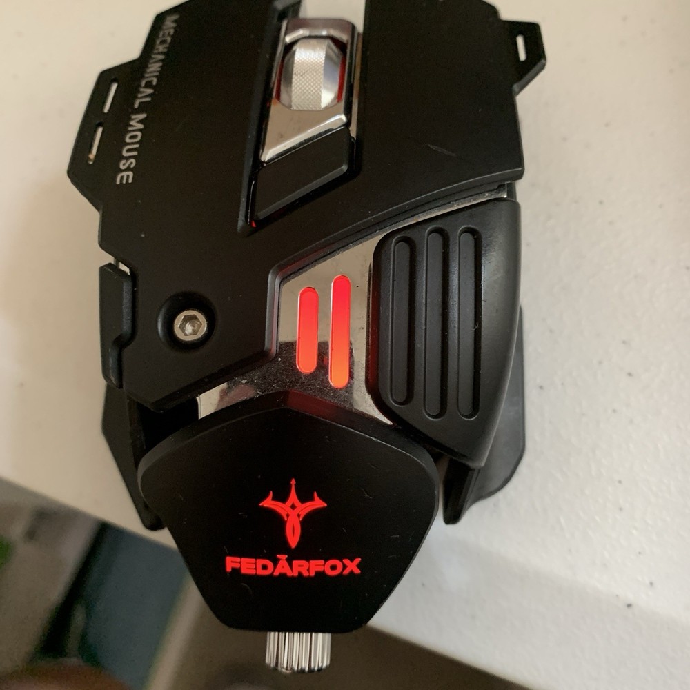 FEDARFOX Gaming Mouse FDX-GM002 Mechanical Wired Tested Working