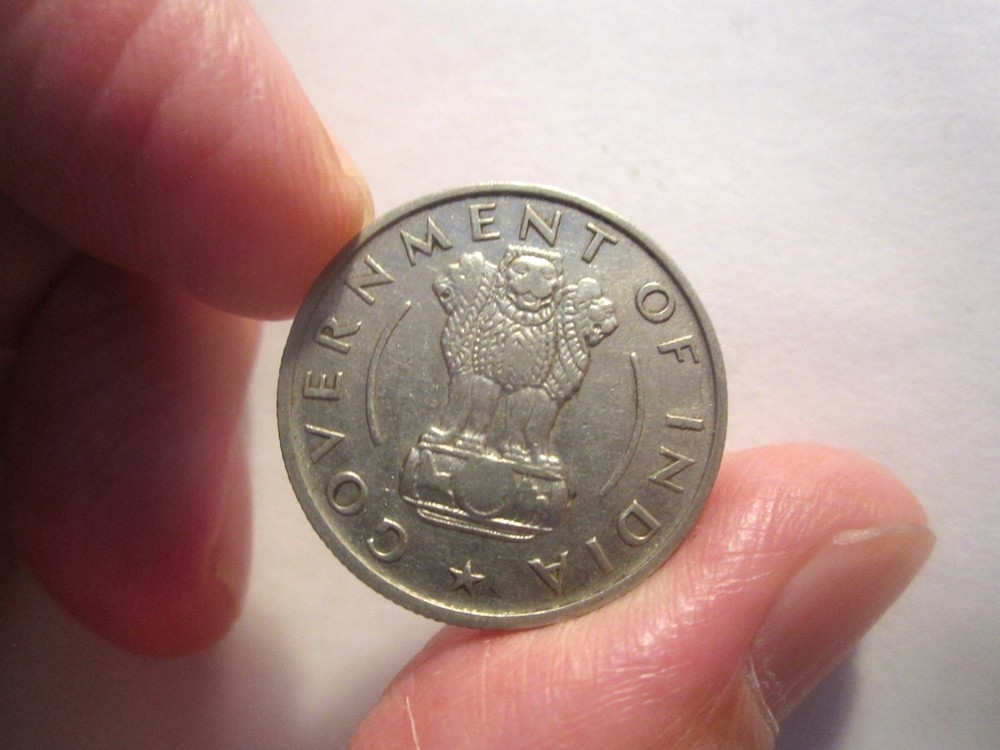 1956 INDIA 1/2 RUPEE