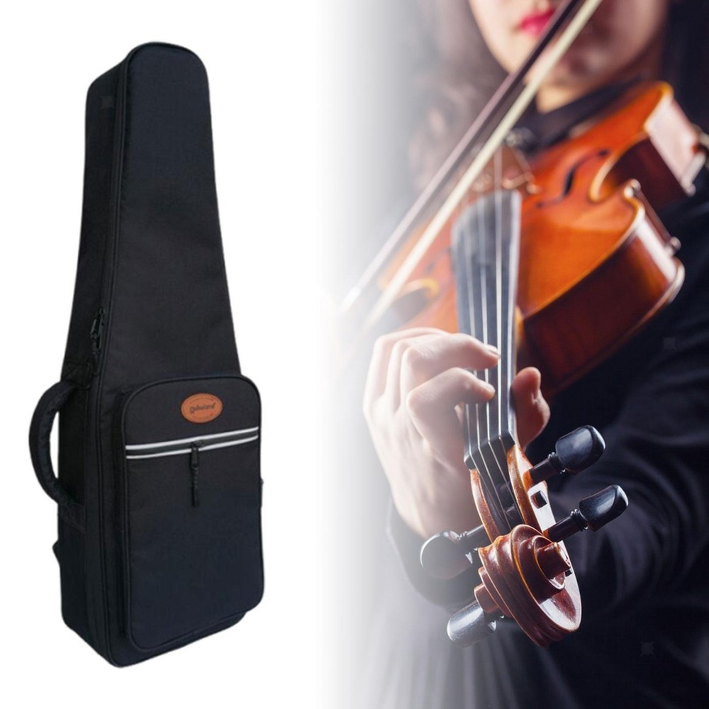 Violin Case with Handle,Side Pocket Portable Sturdy Double