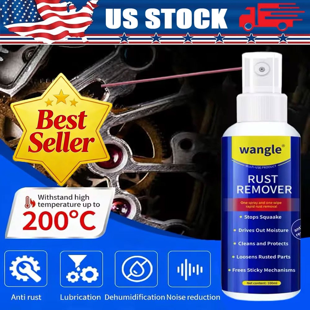 Multifunctional Metal Rust Remover,Rust Removal Spray,Anti-Rust Lubricant Spray