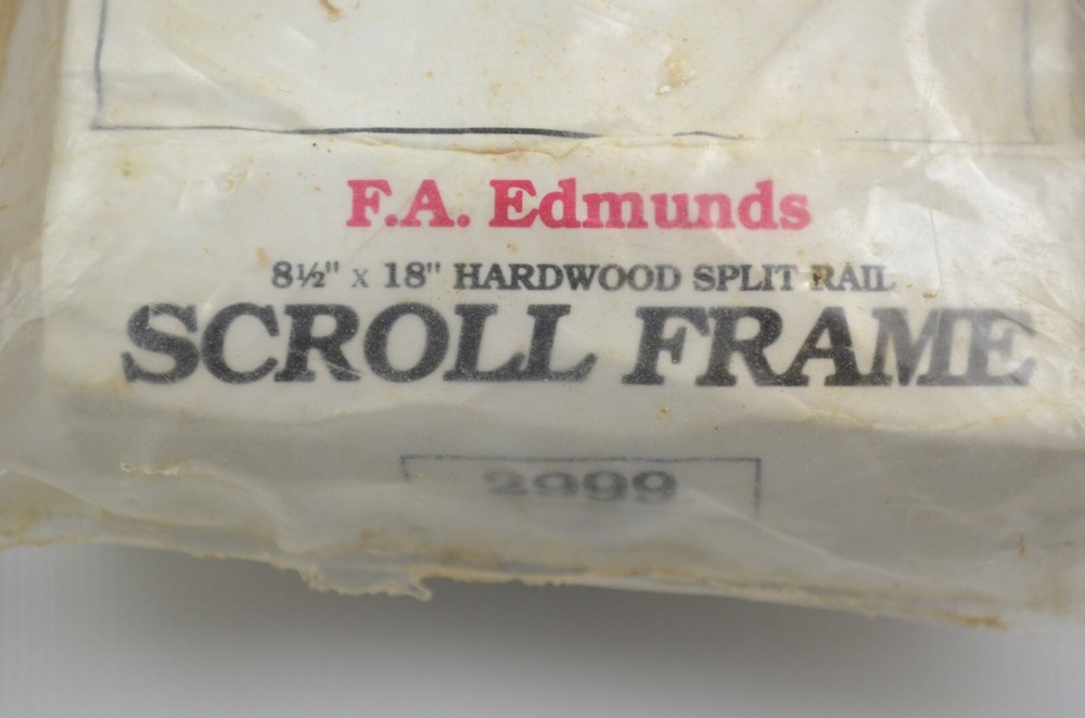 FA Edmunds Cross Stitch Scroll Lap Frame, Adjustable Lap or Table NEW & SEALED!