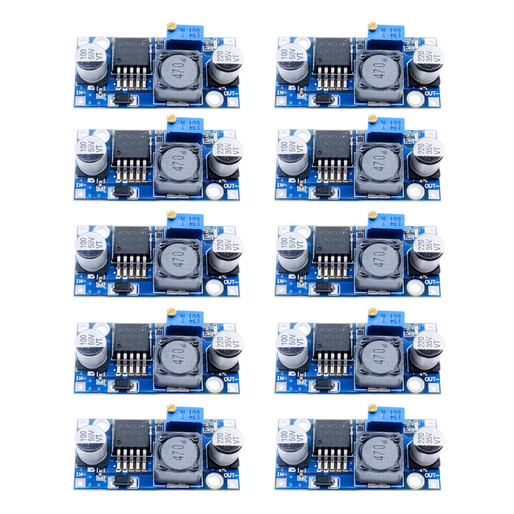 1-10Piece LM2596 DC-DC Adjustable Power Supply Step Down Module Buck Converter