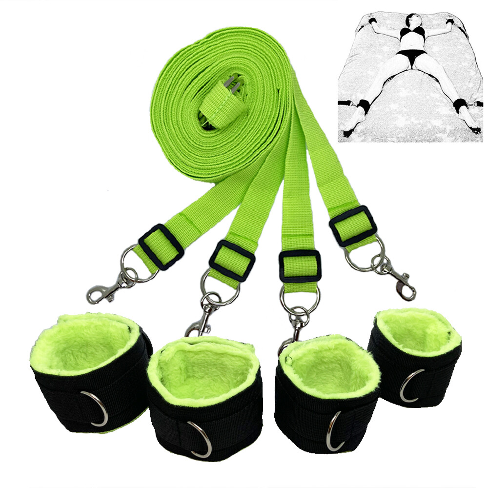 Bondage Handscuff Restraints Fetish Bed Strap For Couples Games