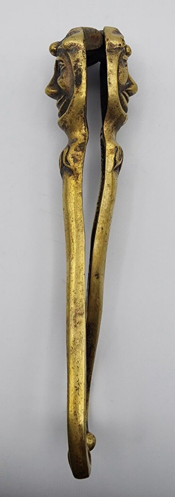 Brass Jester's Head Nutcracker 7" Long