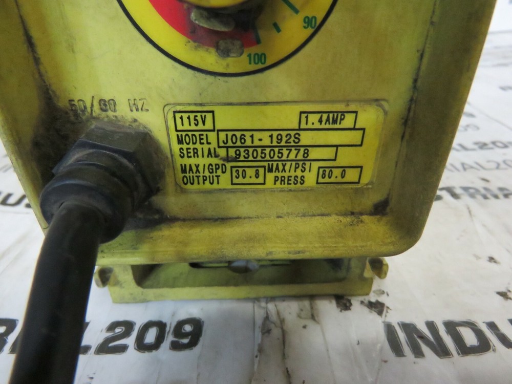 MILTON ROY PUMP J061-192S USED